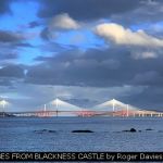 FORTH BRIDGES FROM BLACKNESS CASTLE by Roger Davies, Maidenhead