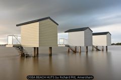 OSEA BEACH HUTS by Richard Pitt, Amersham