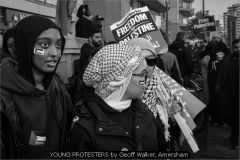 YOUNG PROTESTERS by Geoff Walker, Amersham