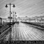 RYDE PIER IN THE RAIN by Gill Allport, Amersham