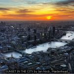 SUNSET IN THE CITY by Ian Nock, Maidenhead