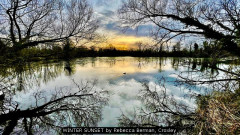 WINTER SUNSET by Rebecca Berman, Croxley