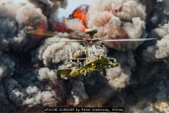 APACHE GUNSHIP by Peter Greenway, Witney