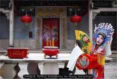 CHINESE TEMPLE MAIDEN by Yin Wong, Amersham