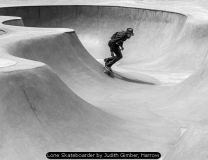 Lone Skateboarder by Judith Gimber, Harrow