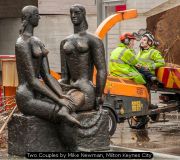 Two Couples by Mike Newman, Milton Keynes City