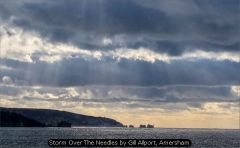 Storm Over The Needles by Gill Allport, Amersham