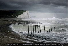 Storm Bert At Cuckmere Haven by Keith Millard, Milton Keynes City