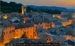 Evening Light In Viviers by Martin Broadley, Marlow