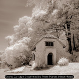 Gothic Cottage Stourhead by Peter Martin, Maidenhead