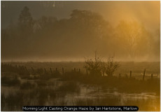 Morning Light Casting Orange Haze by Ian Hartstone, Marlow