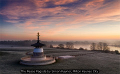 The Peace Pagoda by Simon Raynor, Milton Keynes City