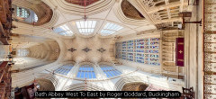 Bath Abbey West To East by Roger Goddard, Buckingham