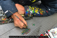 Chewing Gum Artist by Angela McLean, Milton Keynes City