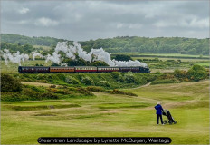 Steamtrain Landscape by Lynette McGuigan, Wantage
